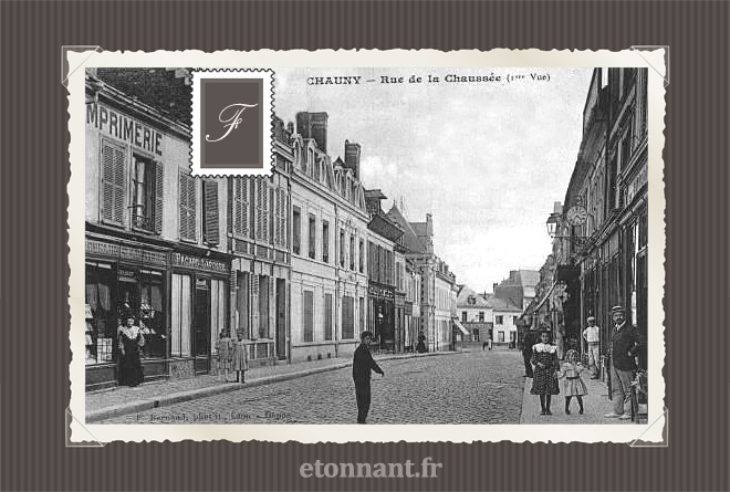 Carte postale ancienne : Chauny