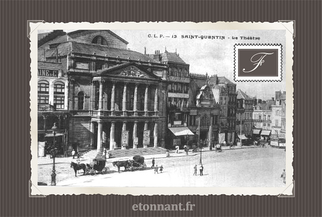 Carte postale ancienne de Saint-Quentin (02 Aisne)