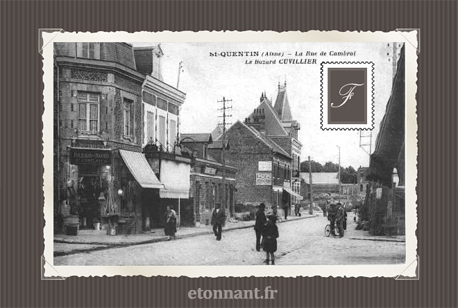 Carte postale ancienne de Saint-Quentin (02 Aisne)