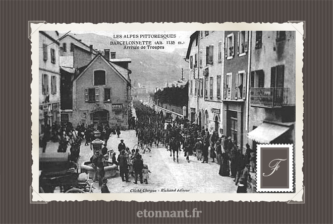 Carte postale ancienne de Barcelonnette (04 Alpes de Haute-Provence)