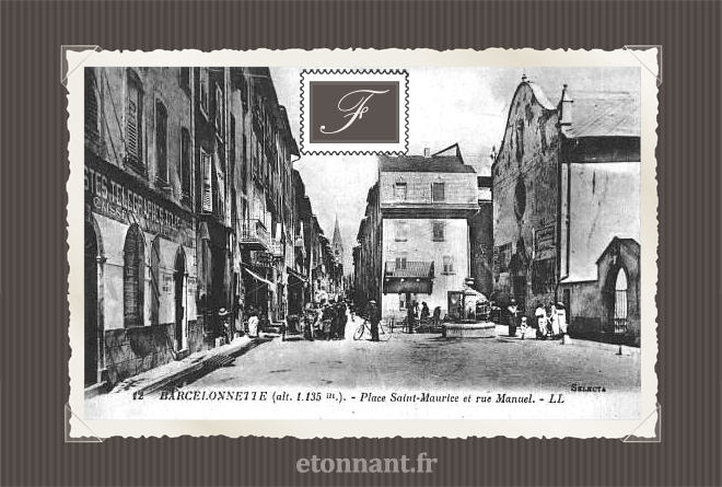 Carte postale ancienne de Barcelonnette (04 Alpes de Haute-Provence)