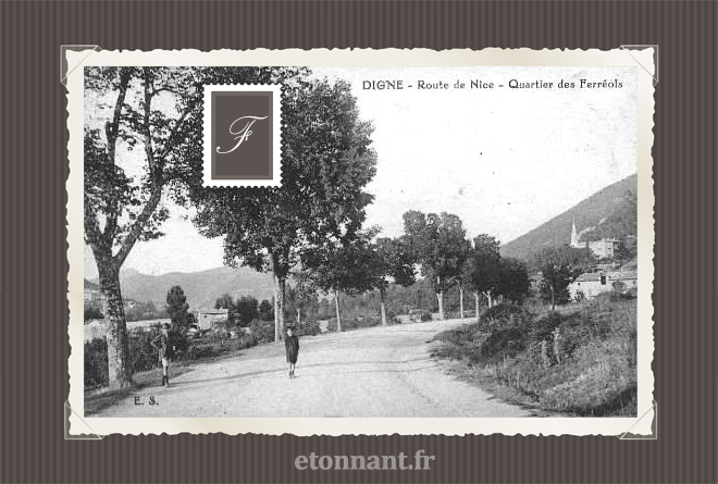 Carte postale ancienne de Digne-les-Bains (04 Alpes de Haute-Provence)