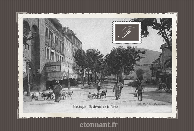 Carte postale ancienne : Manosque