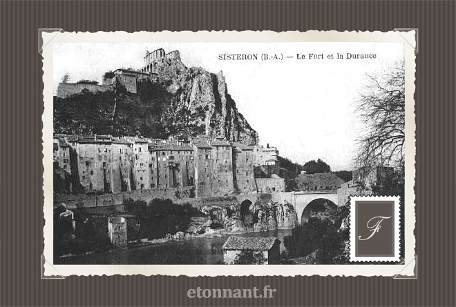 Carte postale ancienne : Sisteron