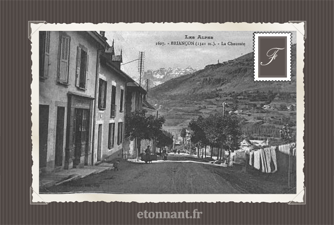 Carte postale ancienne de Briançon (05 Hautes-Alpes)