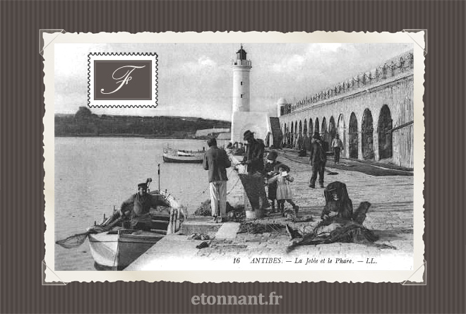 Carte postale ancienne : Antibes