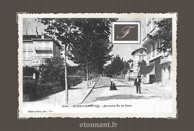Carte postale ancienne : Juan-les-Pins