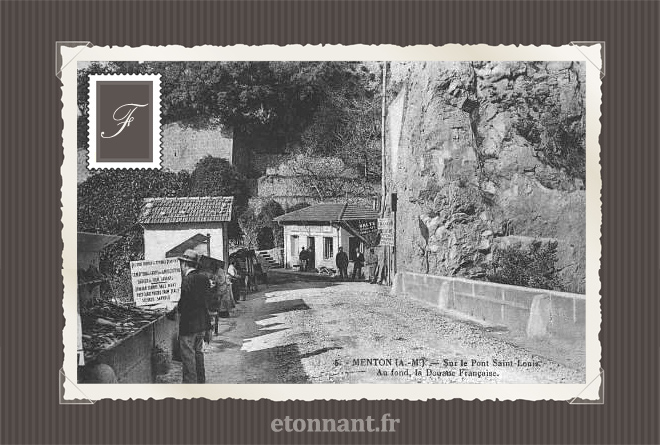 Carte postale ancienne : Menton