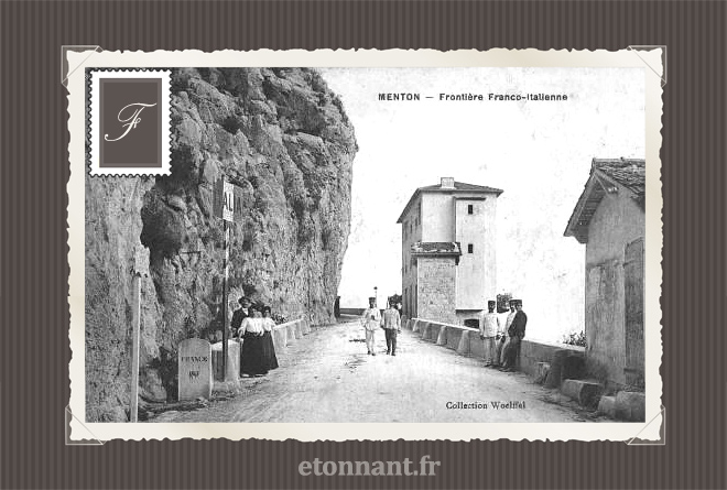 Carte postale ancienne : Menton