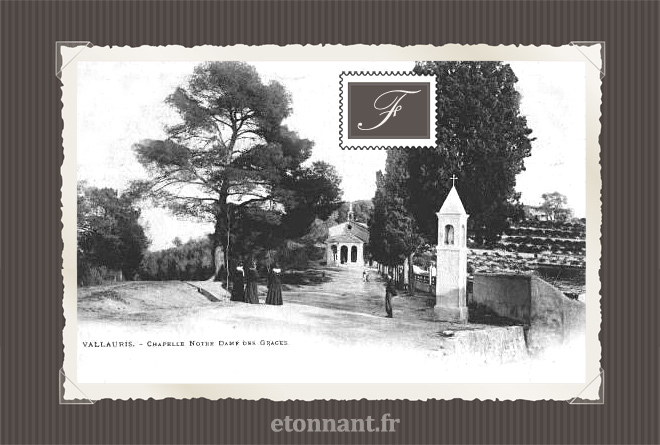 Carte postale ancienne : Vallauris
