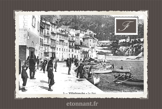 Carte postale ancienne : Villefranche-sur-Mer