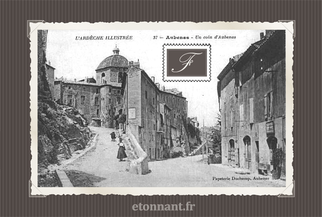 Carte postale ancienne de Aubenas (07 Ardèche)