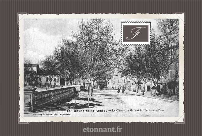 Carte postale ancienne : Bourg-Saint-Andéol