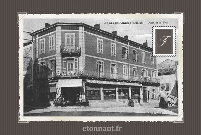 Carte postale ancienne : Bourg-Saint-Andéol