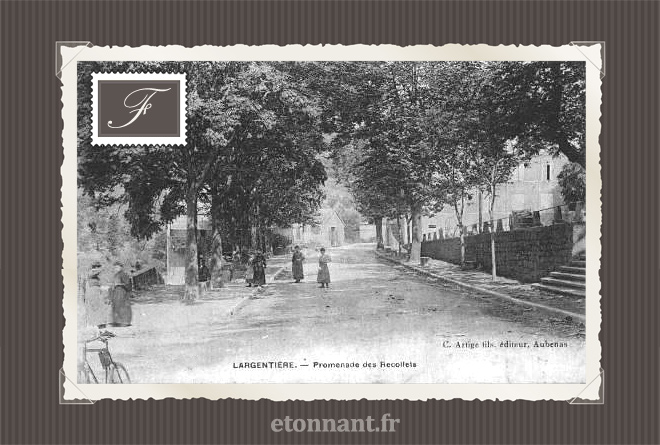 Carte postale ancienne de Largentière (07 Ardèche)