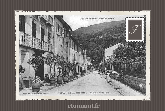 Carte postale ancienne : Ax-les-Thermes