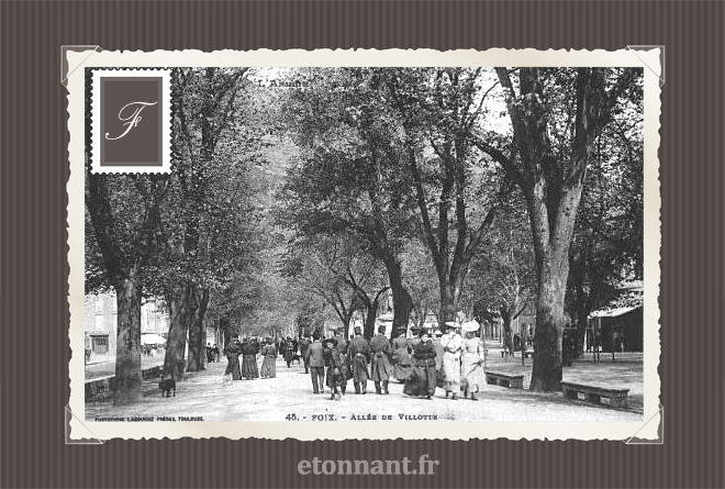 Carte postale ancienne de Foix (09 Ariège)