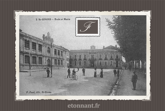Carte postale ancienne de Saint-Girons (09 Ariège)