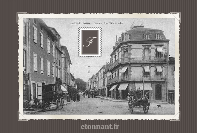 Carte postale ancienne de Saint-Girons (09 Ariège)