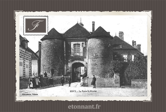 Carte postale ancienne : Ervy-le-Châtel