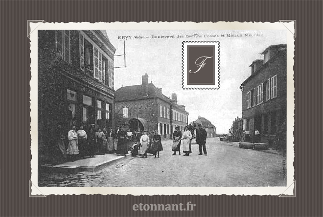 Carte postale ancienne : Ervy-le-Châtel