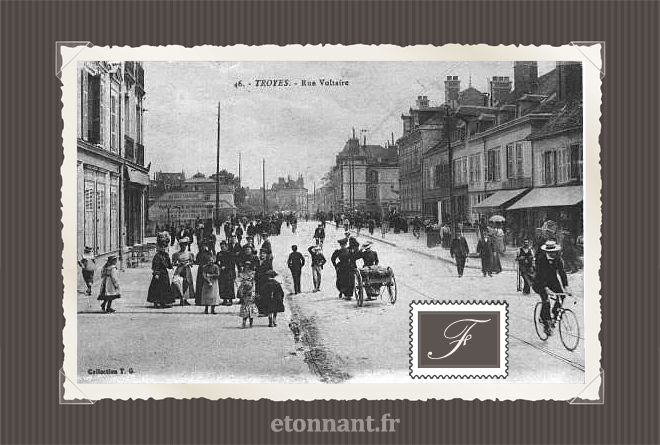 Carte postale ancienne de Troyes (10 Aube)