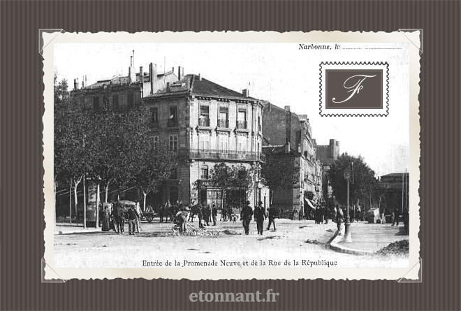 Carte postale ancienne de Narbonne (11 Aude)