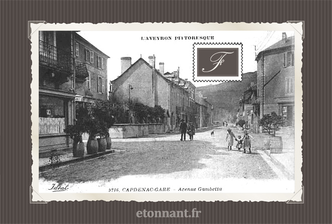 Carte postale ancienne : Capdenac-Gare