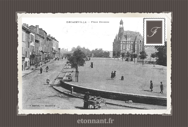 Carte postale ancienne : Decazeville