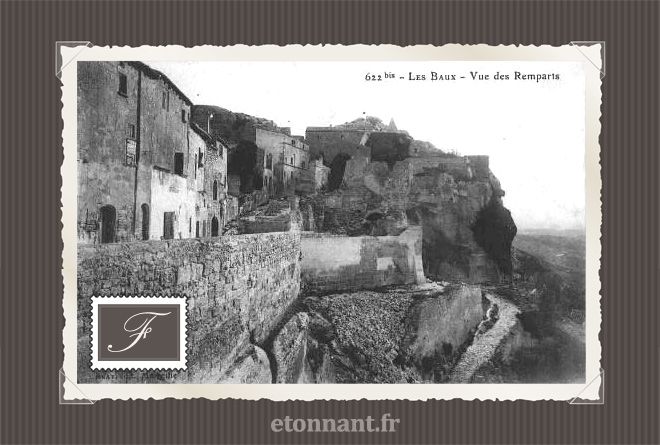 Carte postale ancienne : Les Baux-de-Provence