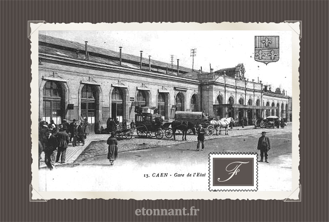 Carte postale ancienne de Caen (14 Calvados)