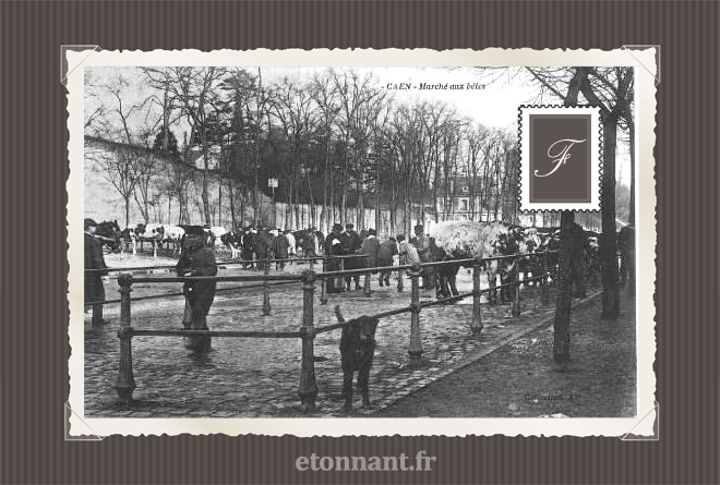 Carte postale ancienne de Caen (14 Calvados)