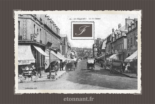 Carte postale ancienne : Deauville