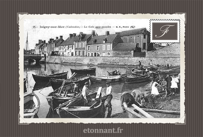 Carte postale ancienne : Isigny-sur-Mer