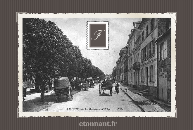 Carte postale ancienne de Lisieux (14 Calvados)