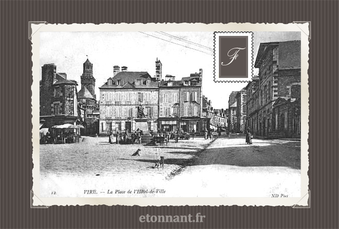 Carte postale ancienne de Vire (14 Calvados)