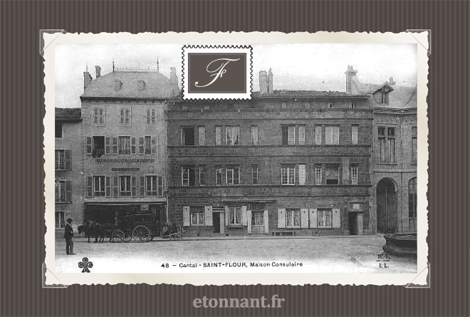 Carte postale ancienne de Saint-Flour (15 Cantal)