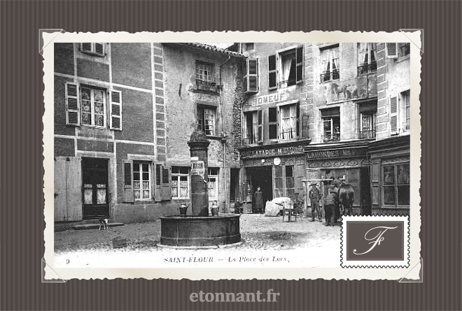 Carte postale ancienne de Saint-Flour (15 Cantal)