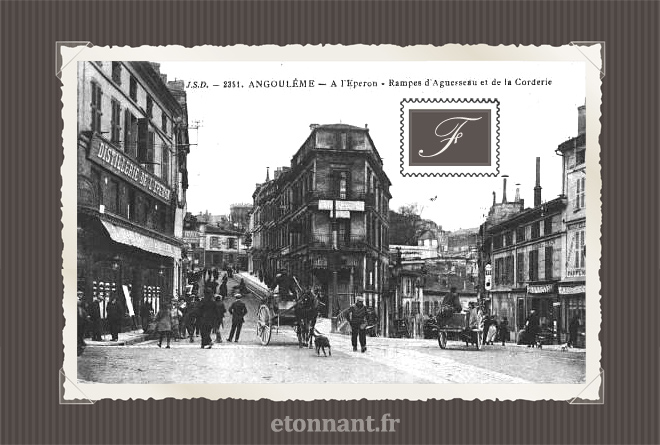 Carte postale ancienne de Angoulême (16 Charente)