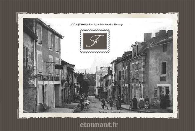 Carte postale ancienne de Confolens (16 Charente)