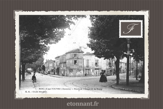 Carte postale ancienne : Ruelle-sur-Touvre