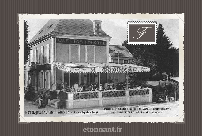 Carte postale ancienne : Châtelaillon-Plage