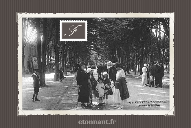 Carte postale ancienne : Châtelaillon-Plage