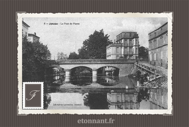 Carte postale ancienne de Jonzac (17 Charente-Maritime)