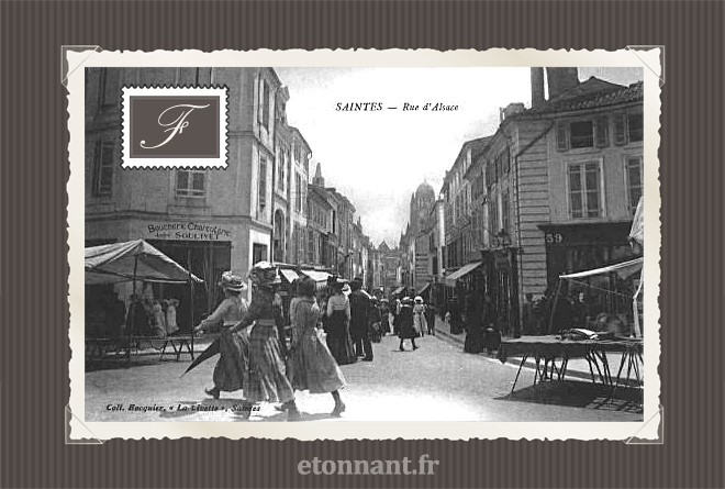 Carte postale ancienne de Saintes (17 Charente-Maritime)