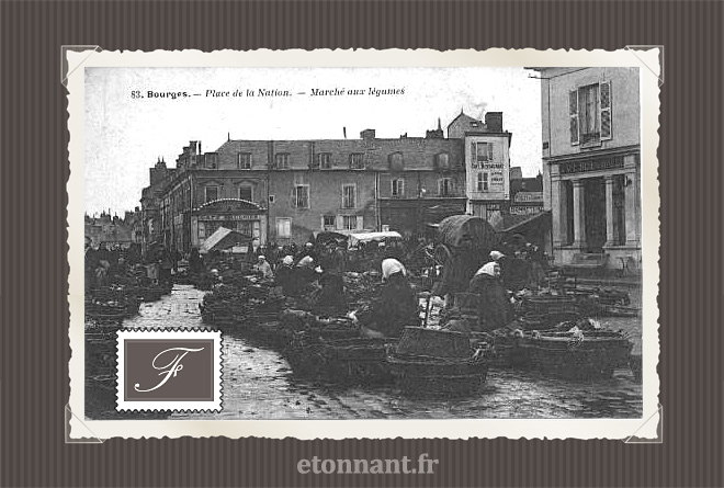 Carte postale ancienne de Bourges (18 Cher)