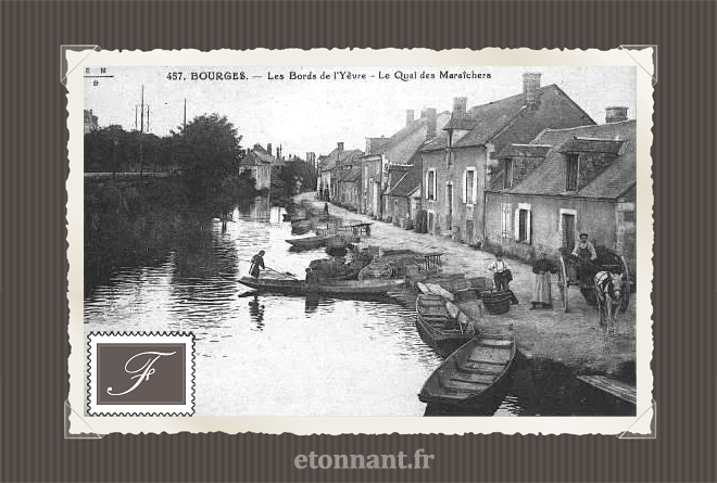 Carte postale ancienne de Bourges (18 Cher)