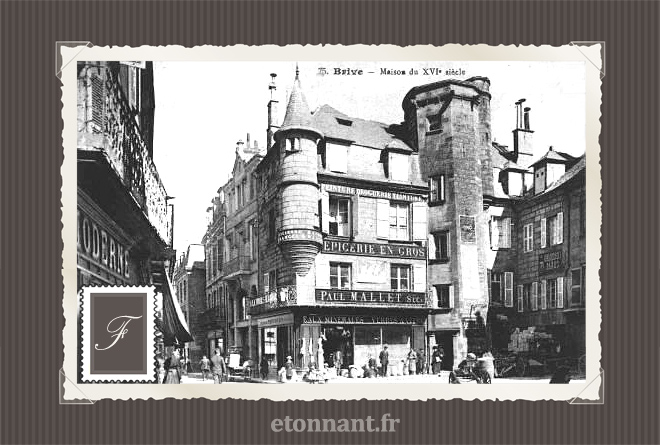 Carte postale ancienne de Brive-la-Gaillarde (19 Corrèze)