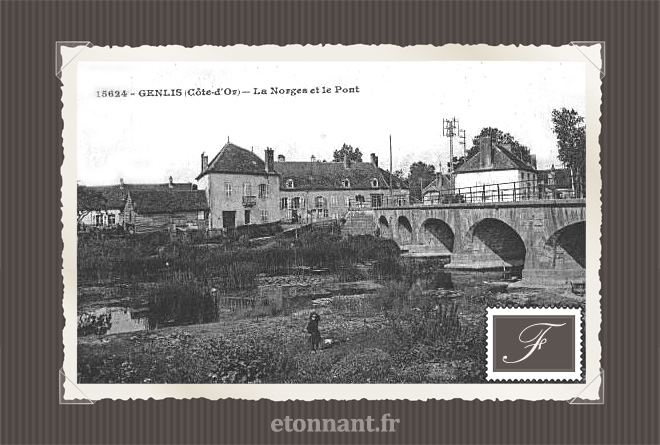 Carte postale ancienne : Genlis