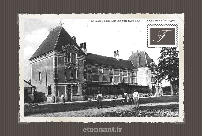Carte postale ancienne : Montigny-sur-Aube